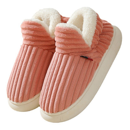 Classy Stripe Slipper Shoes