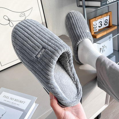 HOME Simple Plush Cotton Indoor Slippers