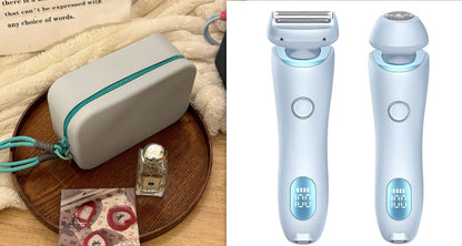 2 In 1 Rechargeable Women Body Hair Removal Razor Epilator
