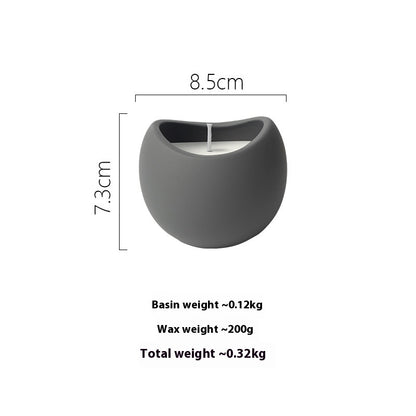 Ceramic Minimalist Creative Ornament Candle Cups