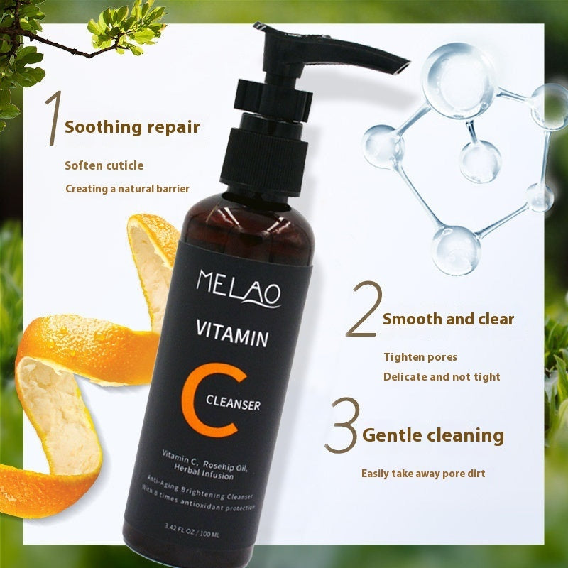 Vitamin C Facial Cleanser: Oil Control and Moisturizing