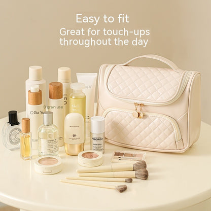 Minimalistic Classy Large Portable Cosmetic Bag