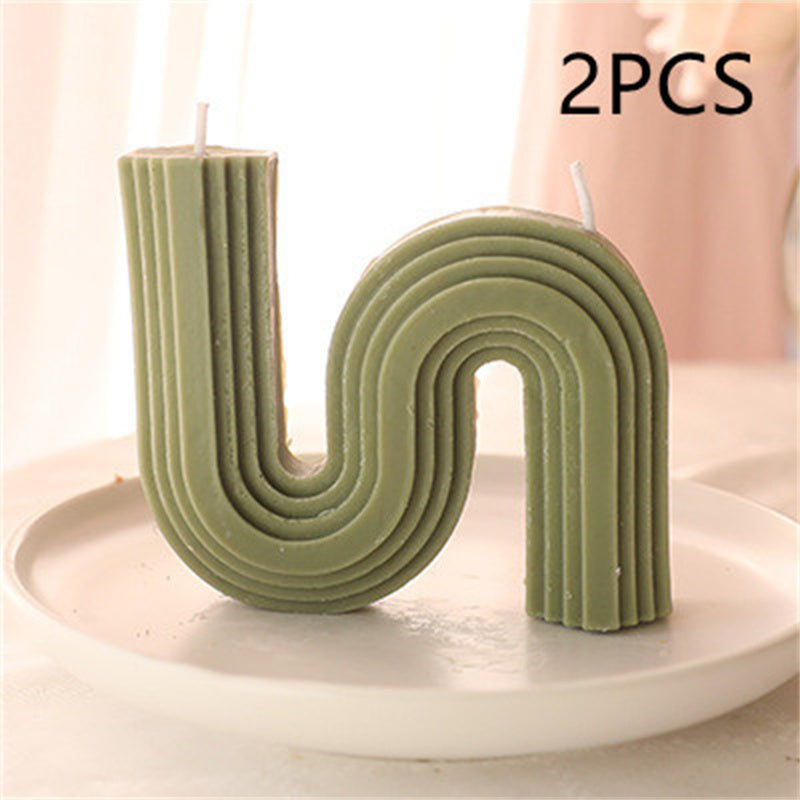 Fashion Art Geometric Handmade Scented Candles