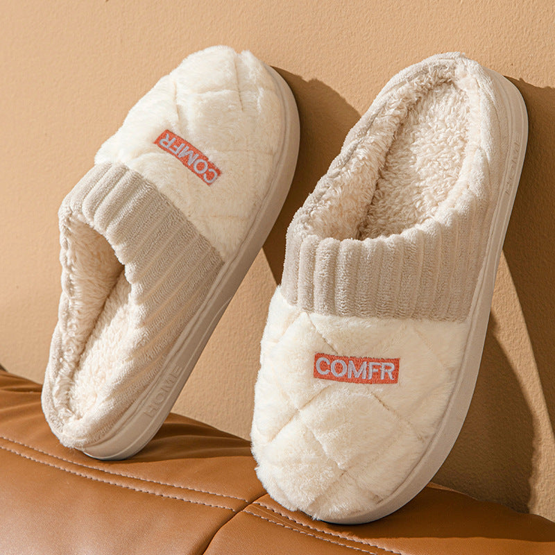 COMFR Plush Warm Non-slip Indoor Slipper