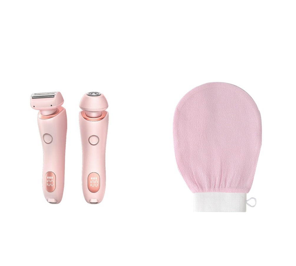2 In 1 Rechargeable Women Body Hair Removal Razor Epilator