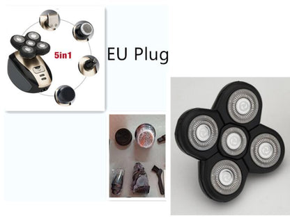5 In 1 Men Multifunctional Rechargeable Electric Shaver