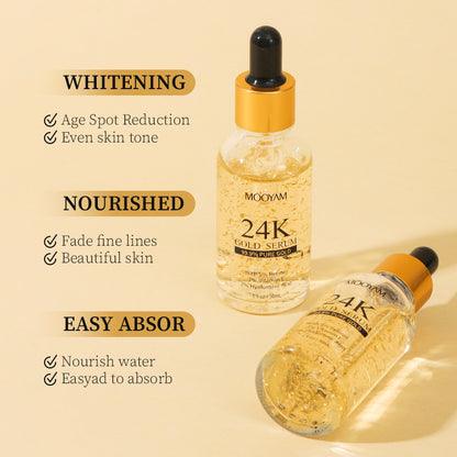 24K Gold Foil Vitamin E Retinol Anti-wrinkle Face Serum