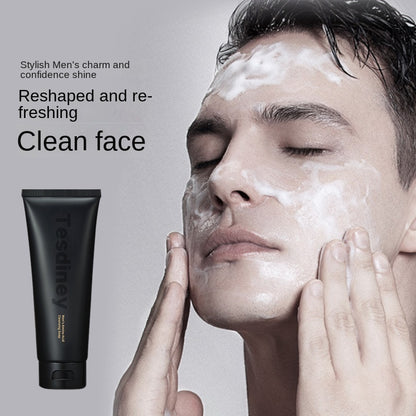 Men's Facial Cleanser: Oil Control, Acne Removal,  Blackhead And Pore Shrinking