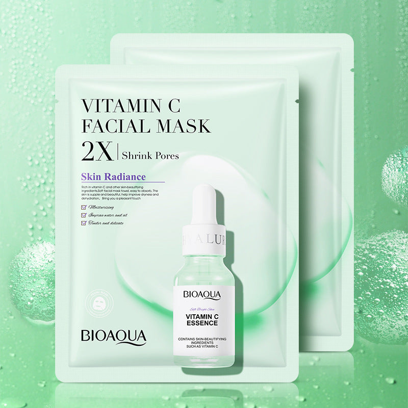 Collagen, Centella Asiatica, Hyaluronic Acid, and Vitamin C Sheet Mask