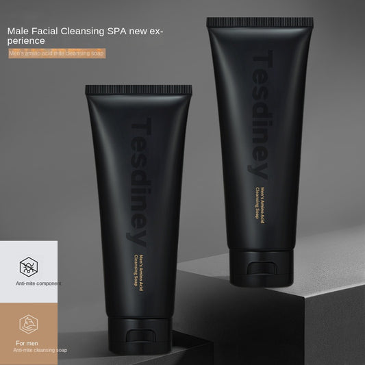 Men's Facial Cleanser: Oil Control, Acne Removal,  Blackhead And Pore Shrinking