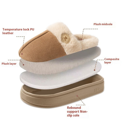 Cute Classy Plush Fluffy Indoor Slippers