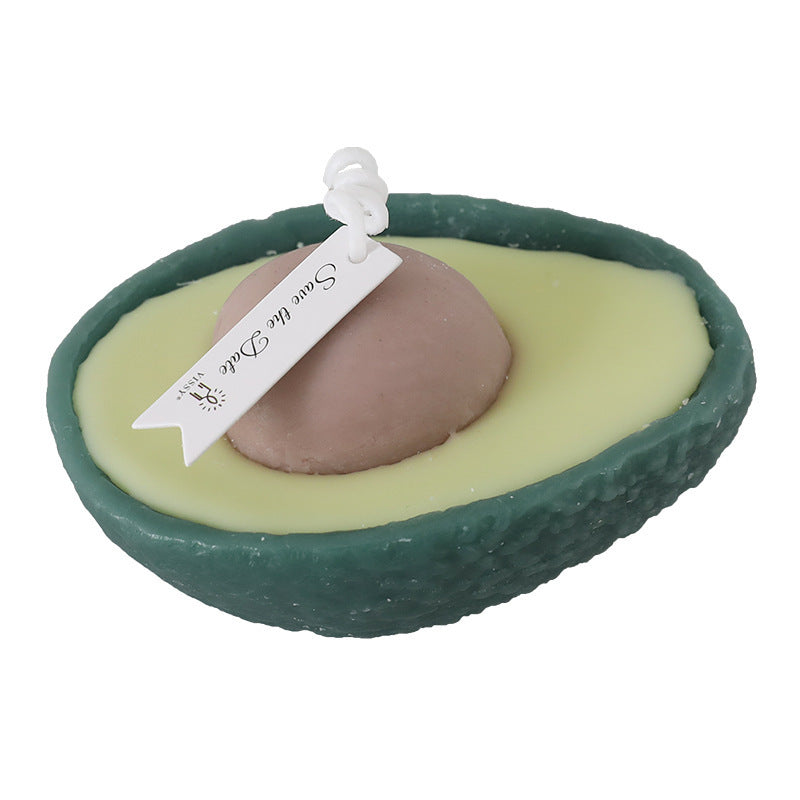 Cute Handmade Avocado Scented Candles