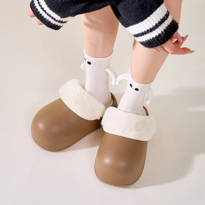 Detachable Waterproof Warm Fuzzy Home Slippers