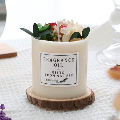 Luxury Dried Flowers Romantic Scented Candles