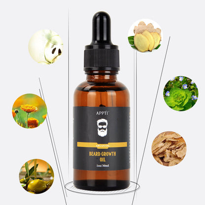 Herbal Natural Men's Beard Growth Oil