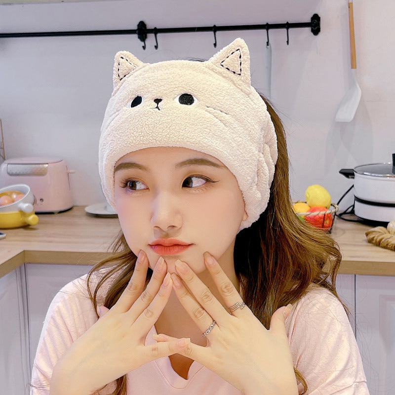 Cute Kitten Headband Hair Cover