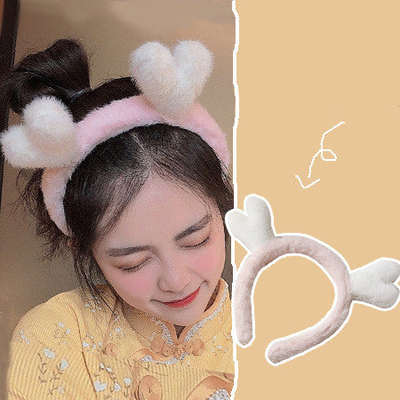 Korean Style Antler Plush Hairband