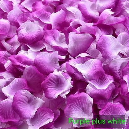 Rose Petals Hand-Sprinkling Romantic Atmosphere