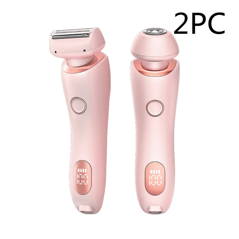 2 In 1 Rechargeable Women Body Hair Removal Razor Epilator