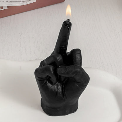Handmade Funny Middle Finger Shaped Fragrant Candles