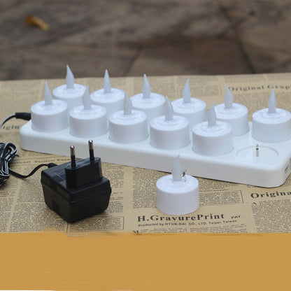 12 LED Rechargeable Candles