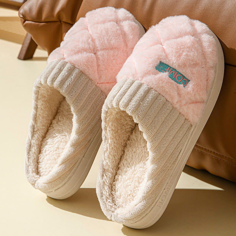 COMFR Plush Warm Non-slip Indoor Slipper