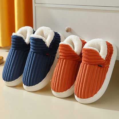 Classy Stripe Slipper Shoes