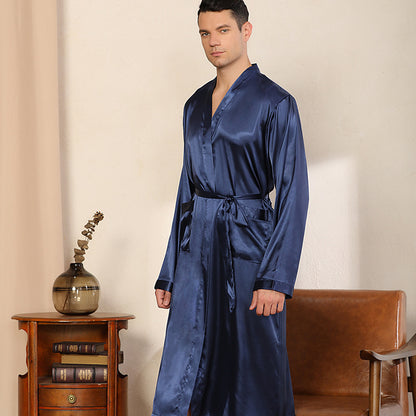 Men's Ultra-thin Cardigan Nightgown Robe