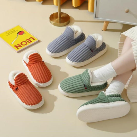 Classy Stripe Slipper Shoes