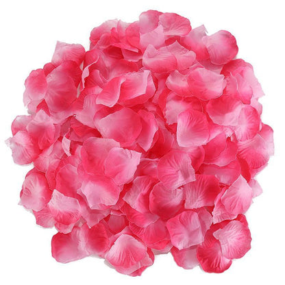 Rose Petals Hand-Sprinkling Romantic Atmosphere