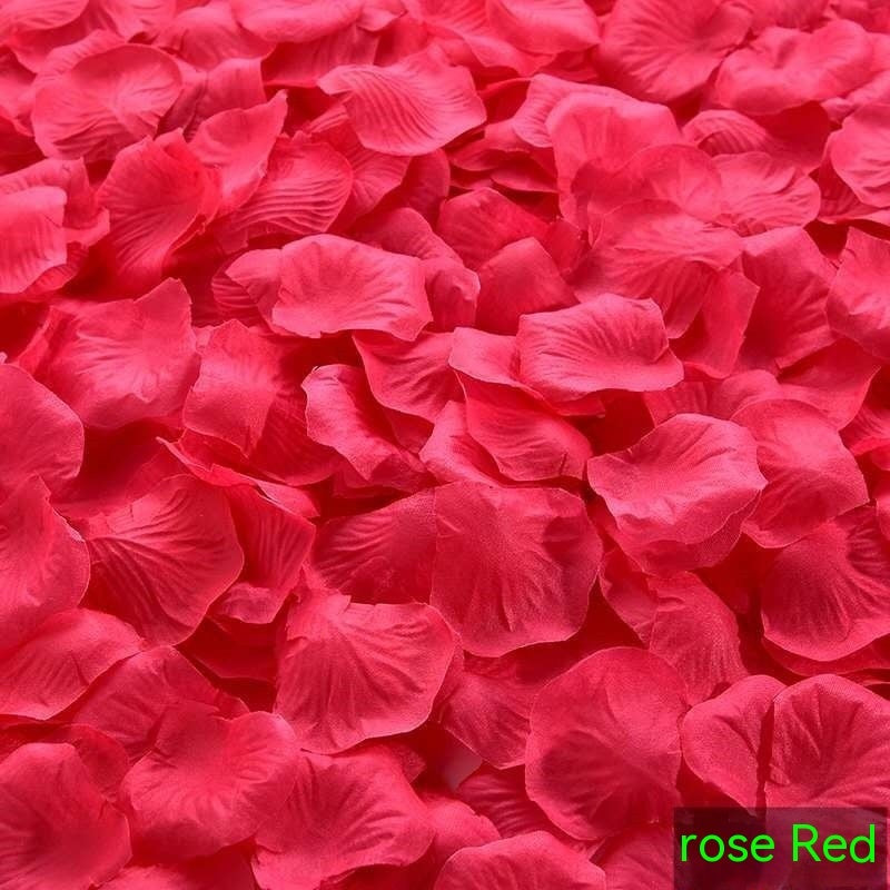 Rose Petals Hand-Sprinkling Romantic Atmosphere