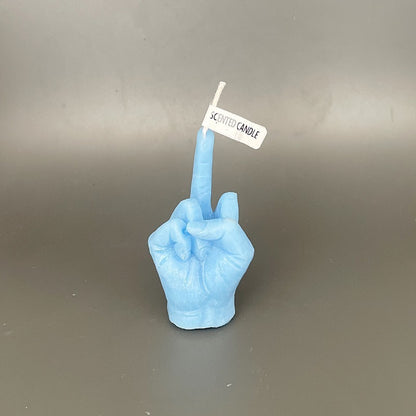 Handmade Funny Middle Finger Shaped Fragrant Candles
