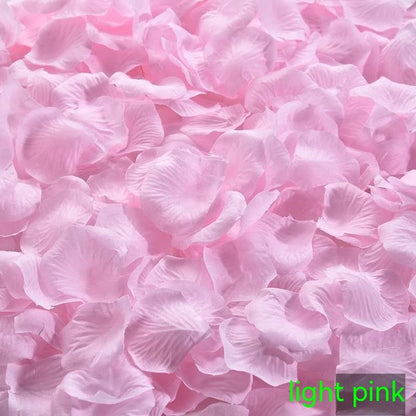 Rose Petals Hand-Sprinkling Romantic Atmosphere