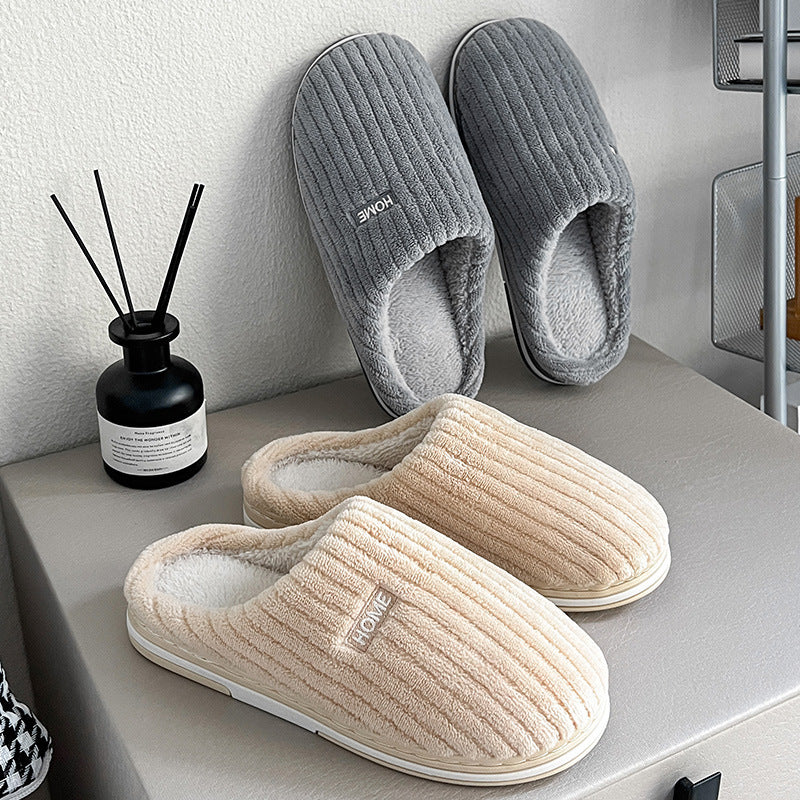 HOME Simple Plush Cotton Indoor Slippers